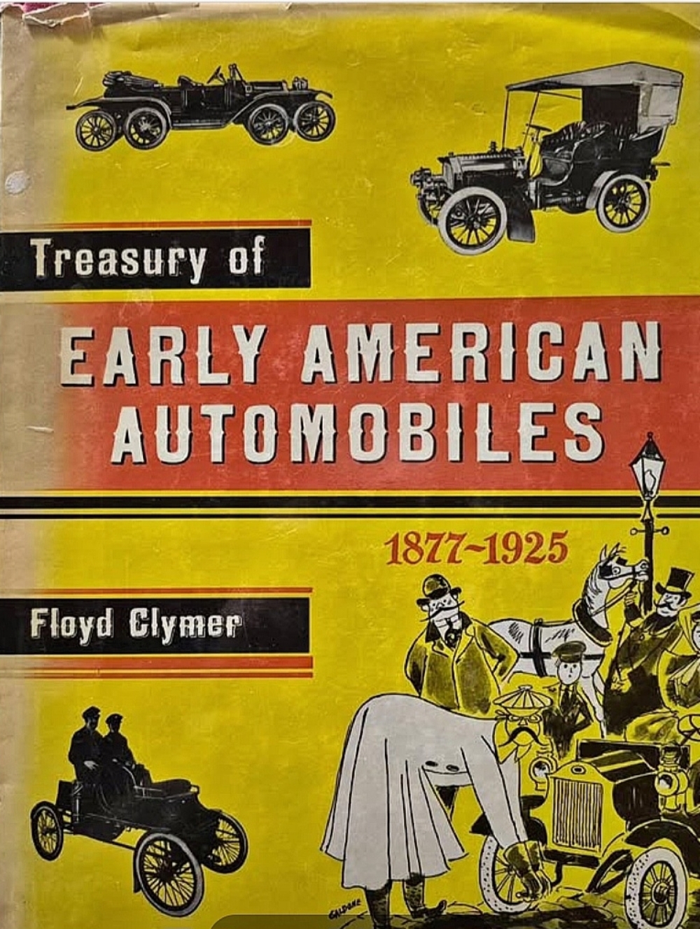 4 Vintage Early Automobiles Books- By Floyd Clymer.